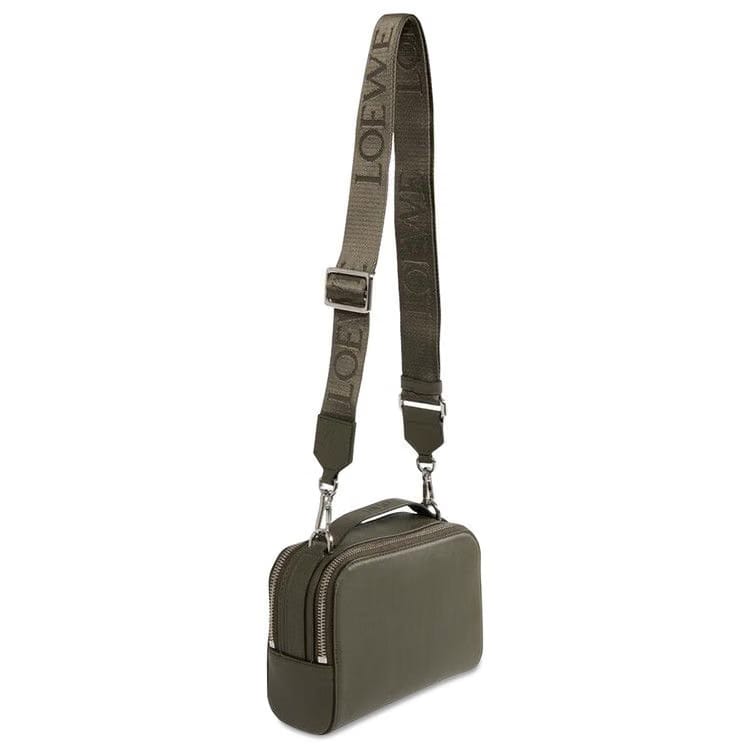 Loewe Mini Crossbody Camera Bag Khaki Green