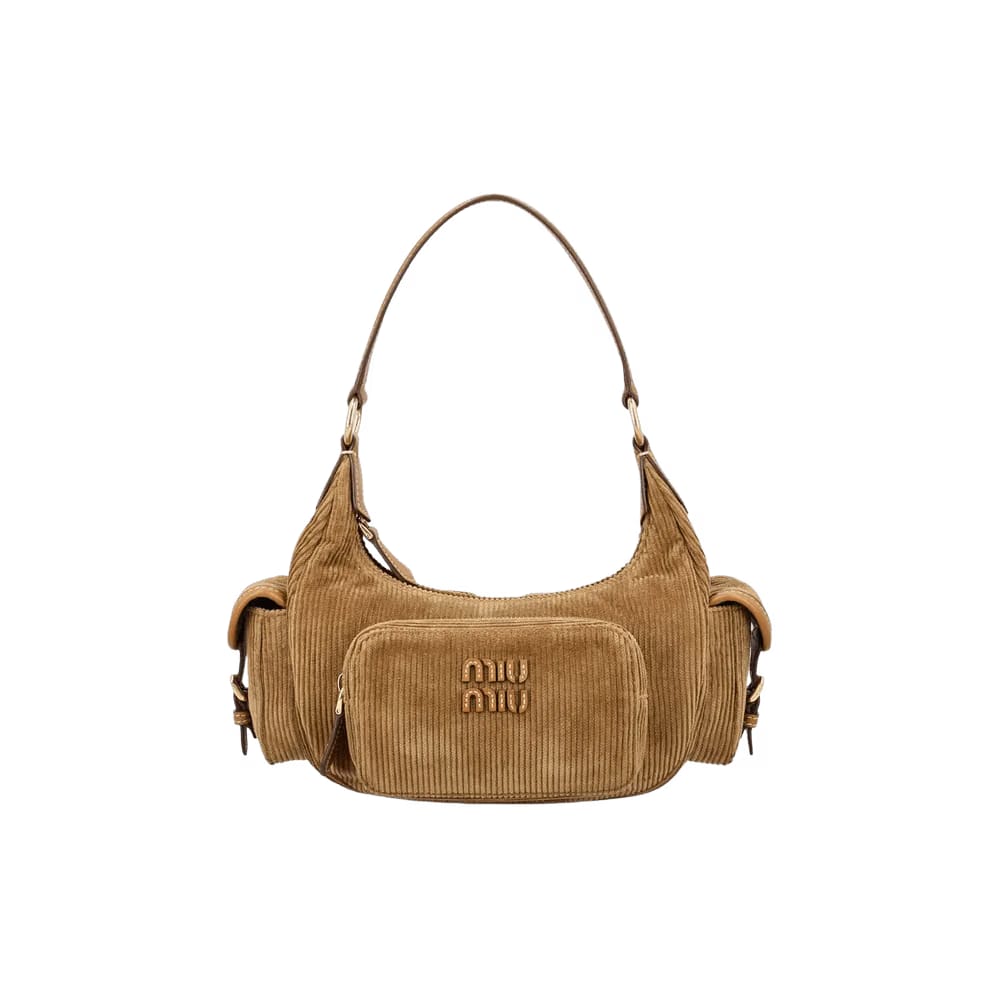 Miu Miu Corduroy Pocket Bag Cinnamon