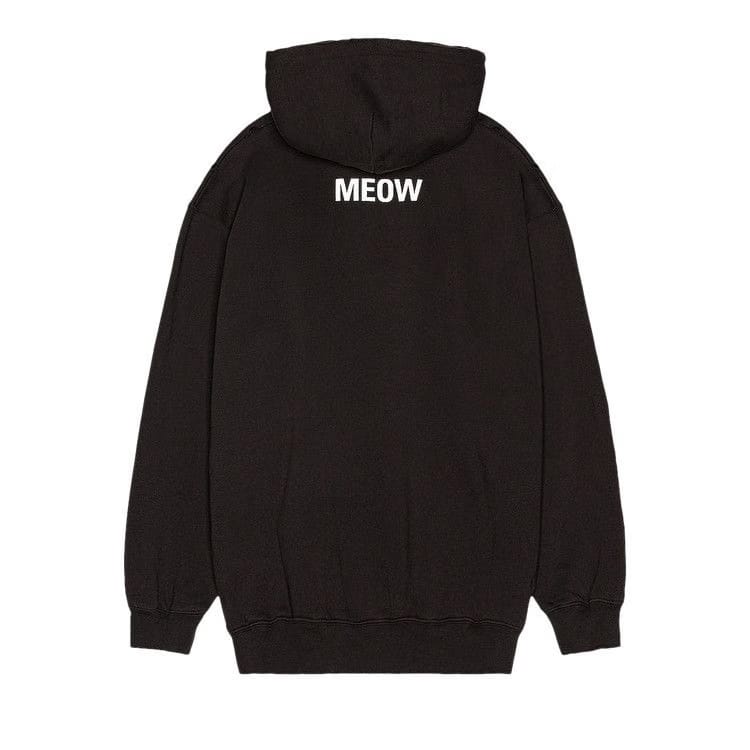 Balenciaga I Love Cats Hoodie Black