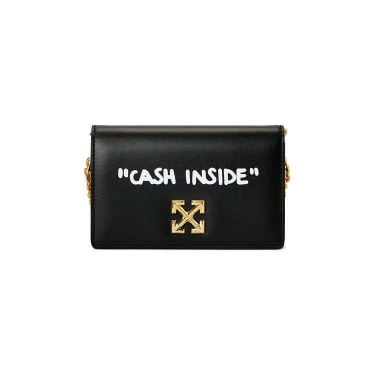 Off-White Jitney 0.5 Shoulder Quote Black/White
