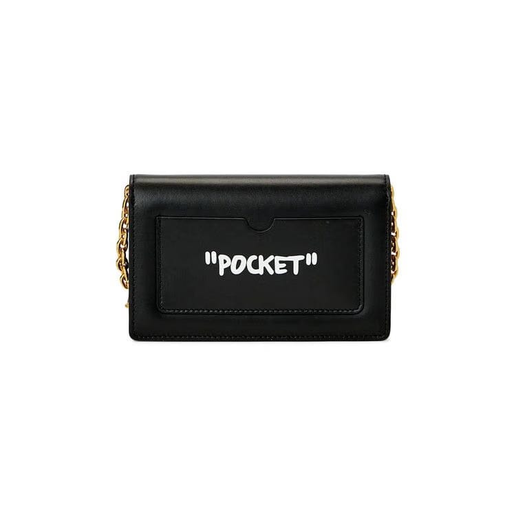 Off-White Jitney 0.5 Shoulder Quote Black/White