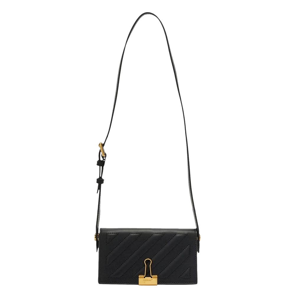 Off-White Cross 21 Shoulder Bag Black/Gold