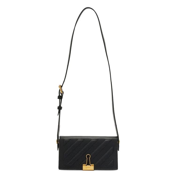 Off-White Cross 21 Shoulder Bag Black/Gold