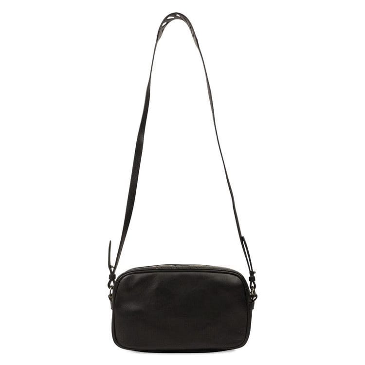 Off-White Leather Shoulder Bag Black