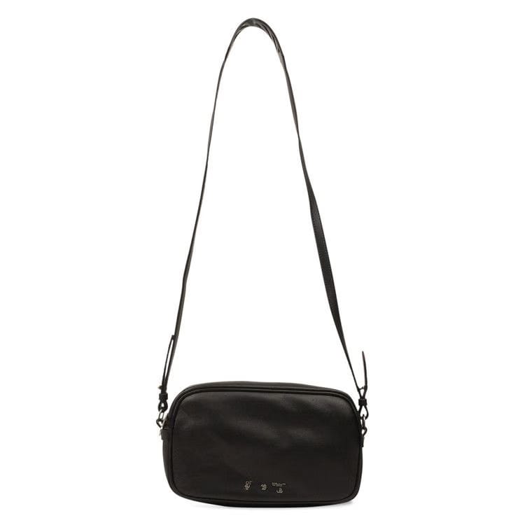 Off-White Leather Shoulder Bag Black