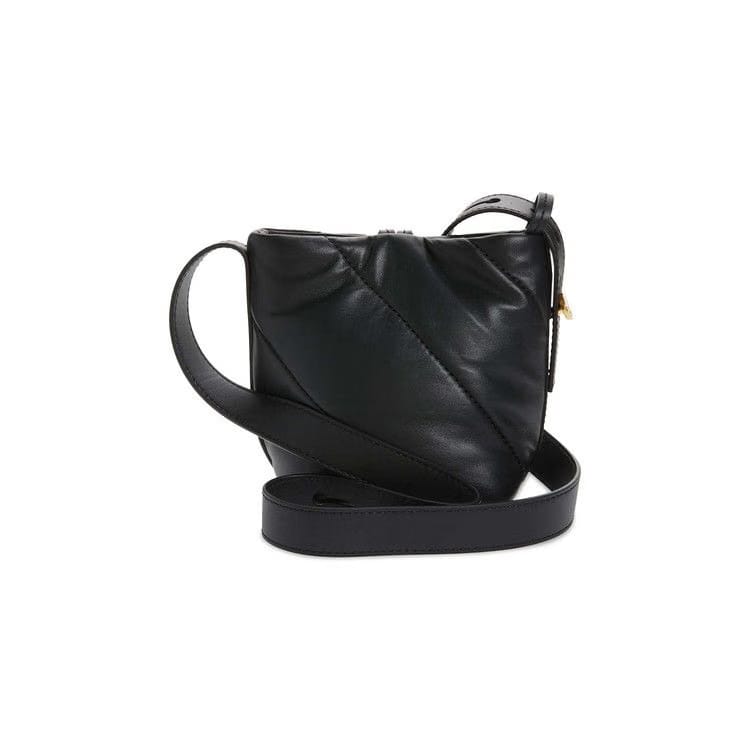 Off-White Nailed Quilted Leather Bucket Bag Black