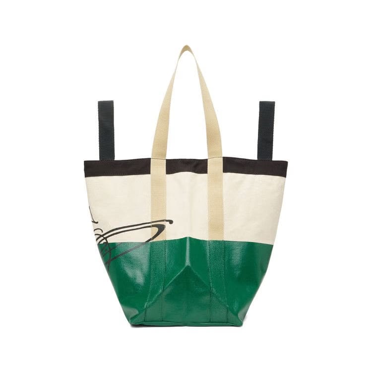 Vivienne Westwood Worker Runner Holdall Tote Beige/Green