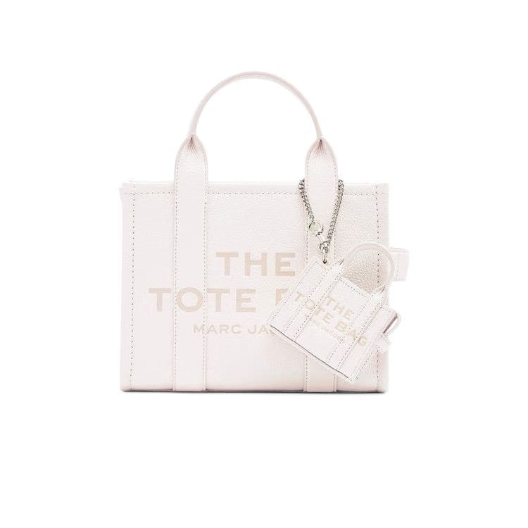 Marc Jacobs Nano Tote Charm Bag Cotton/Silver