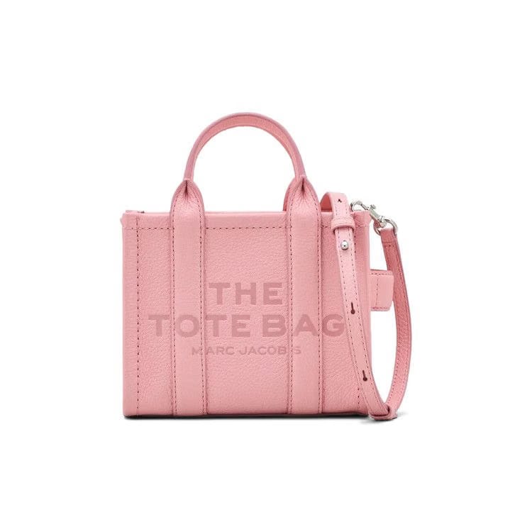 Marc Jacobs The Crossbody Leather Tote Bag Ribbon Pink