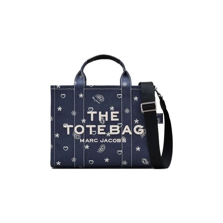 Marc Jacobs The Medium Tote Bag Navy Multi