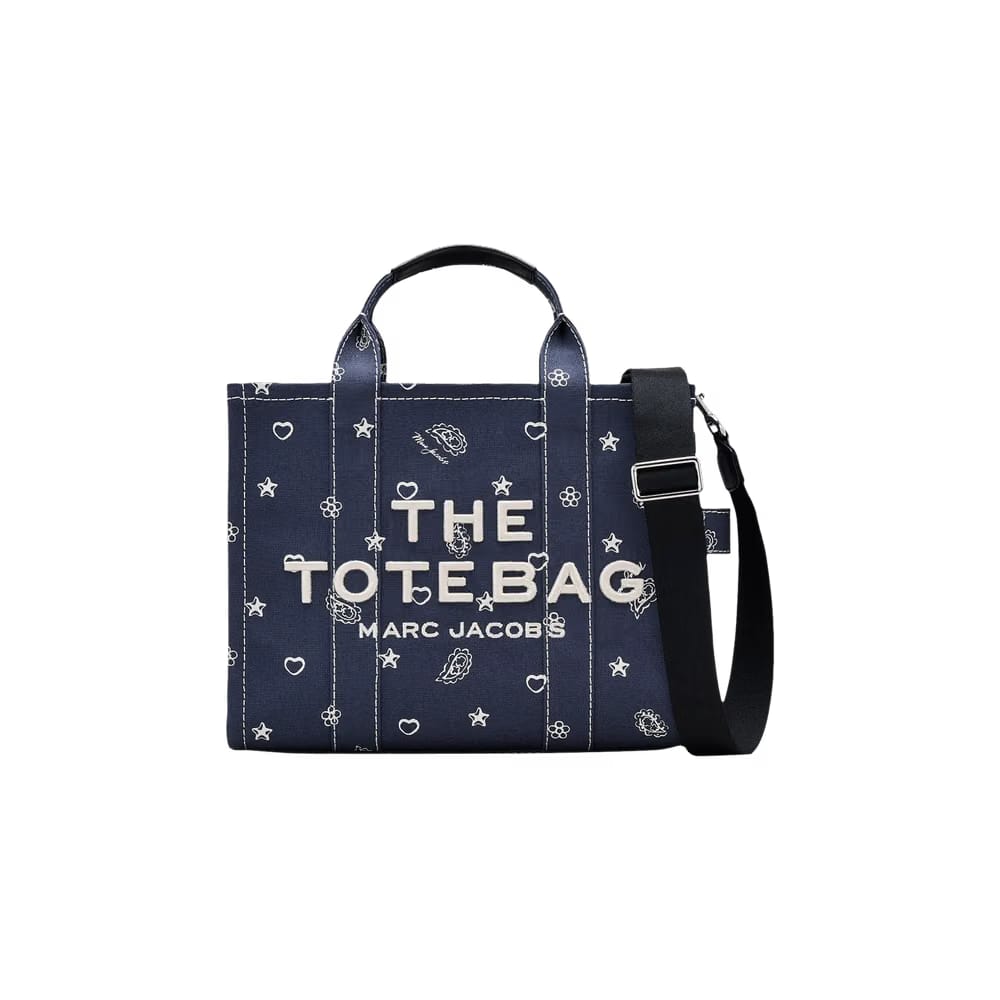 Marc Jacobs The Medium Tote Bag Navy Multi