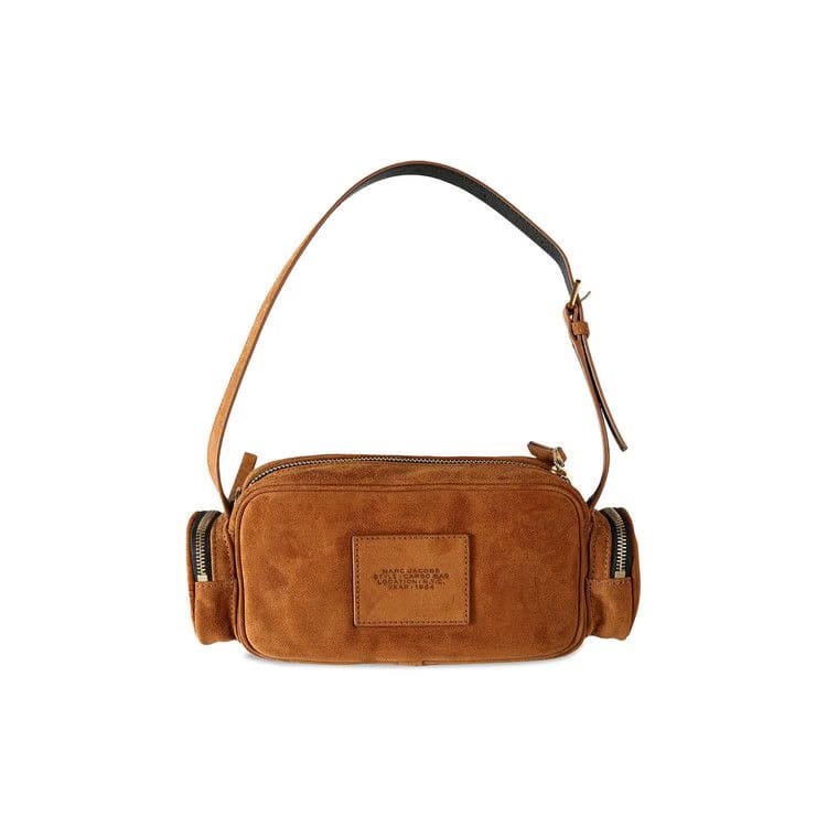 Marc Jacobs The Shoulder Suede Cargo Bag Copper