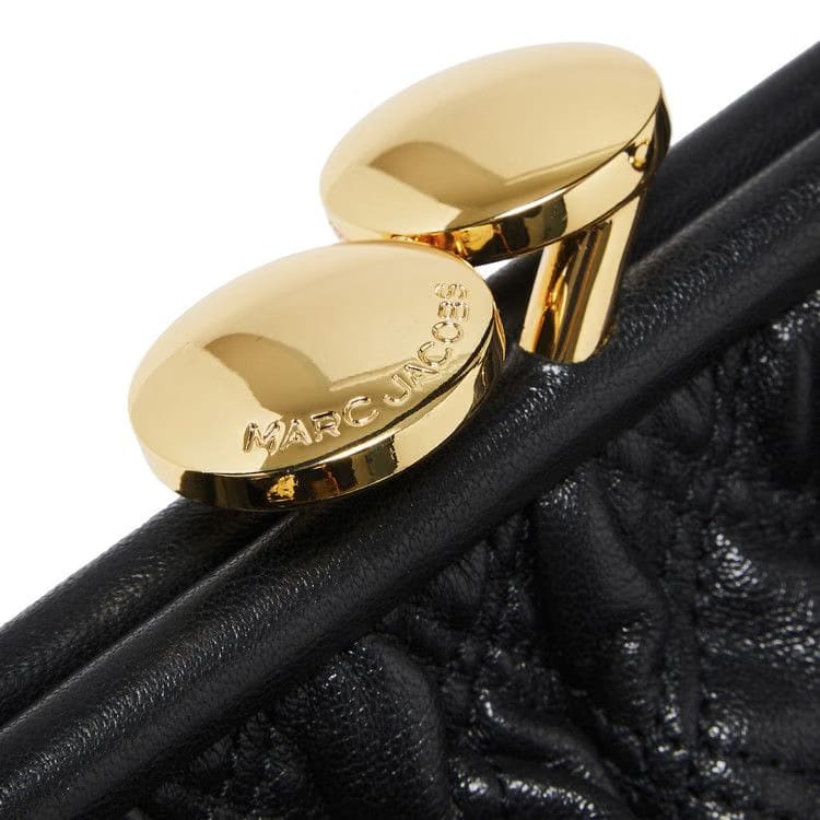 Marc Jacobs Re-Edition Quilted Leather Stam Bag Black