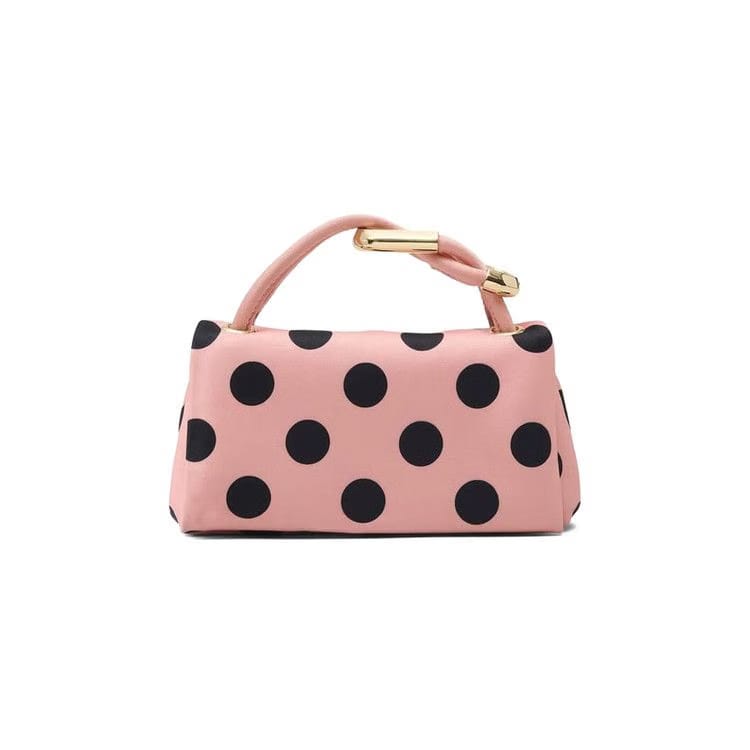 Marc Jacobs The Satin Dots Micro Dual Bag Peach Multicolor