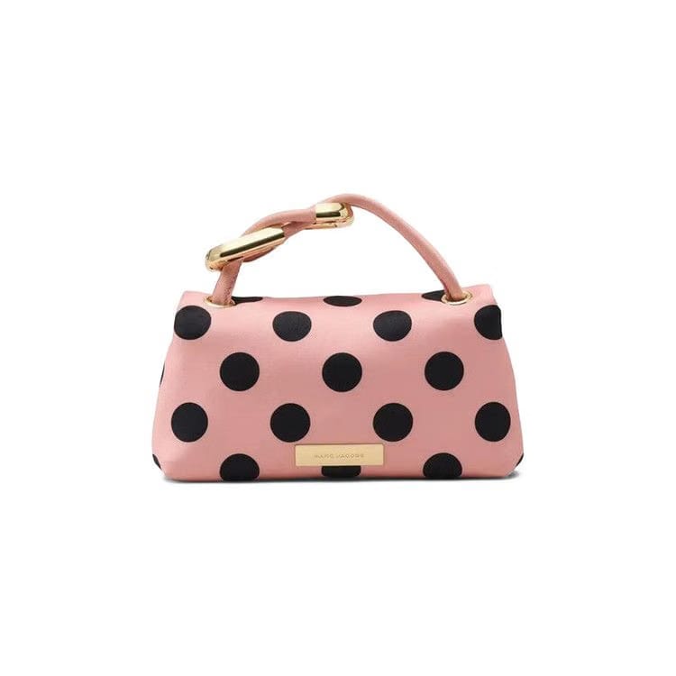 Marc Jacobs The Satin Dots Micro Dual Bag Peach Multicolor