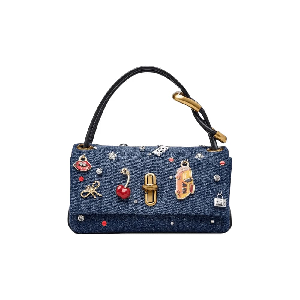 Marc Jacobs The Mini Dual Top Handle Bag Medium Wash