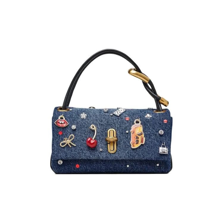 Marc Jacobs The Mini Dual Top Handle Bag Medium Wash