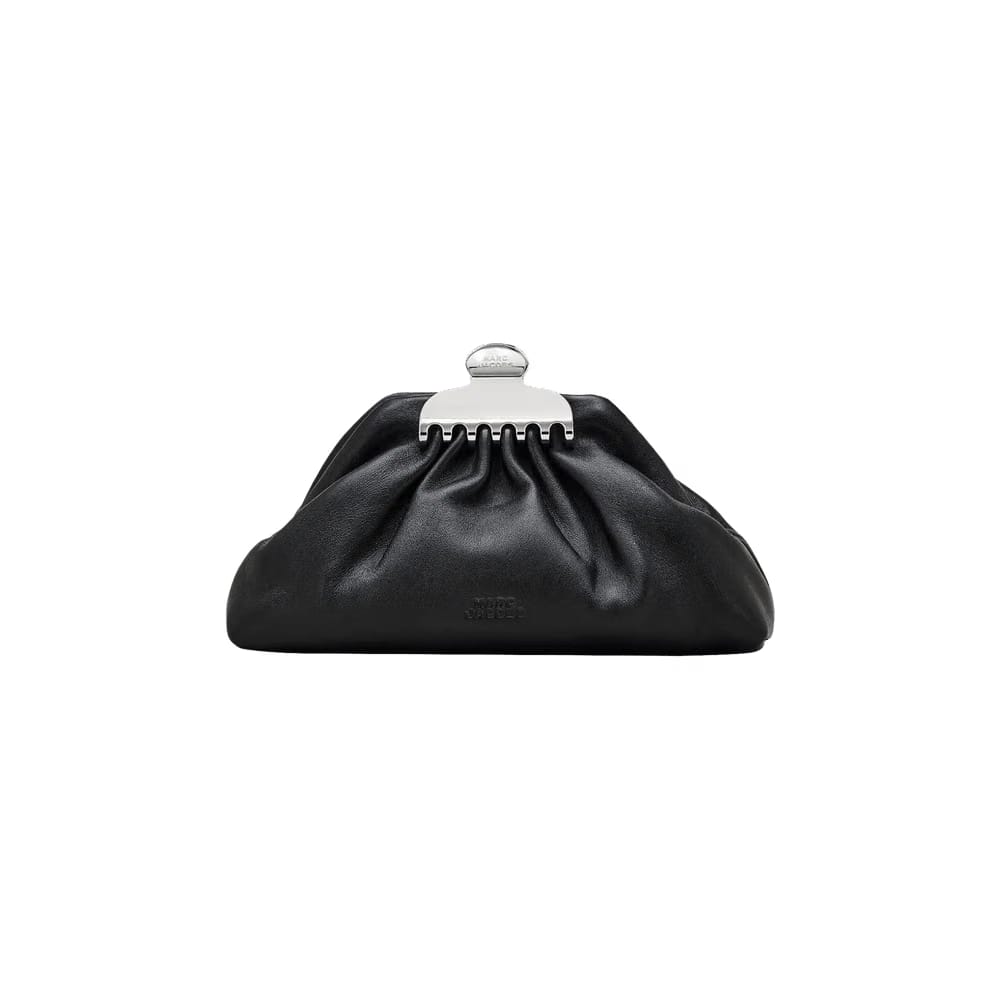 Marc Jacobs The Small Claw Clip Clutch Bag Black