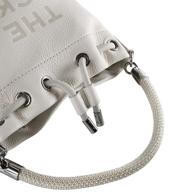 Marc Jacobs The Leather Bucket Bag Cotton/Sil