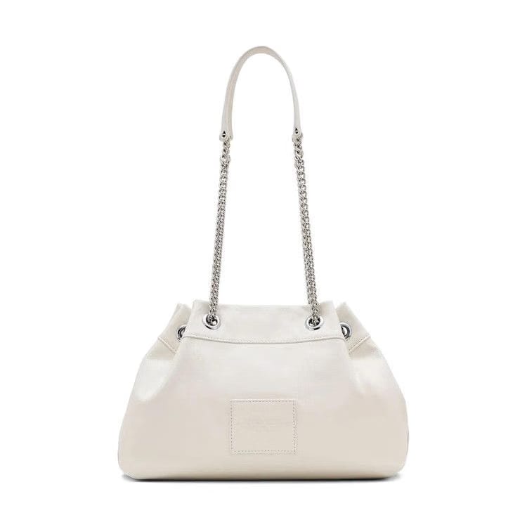 Marc Jacobs The Chain Sack Leather Bag White