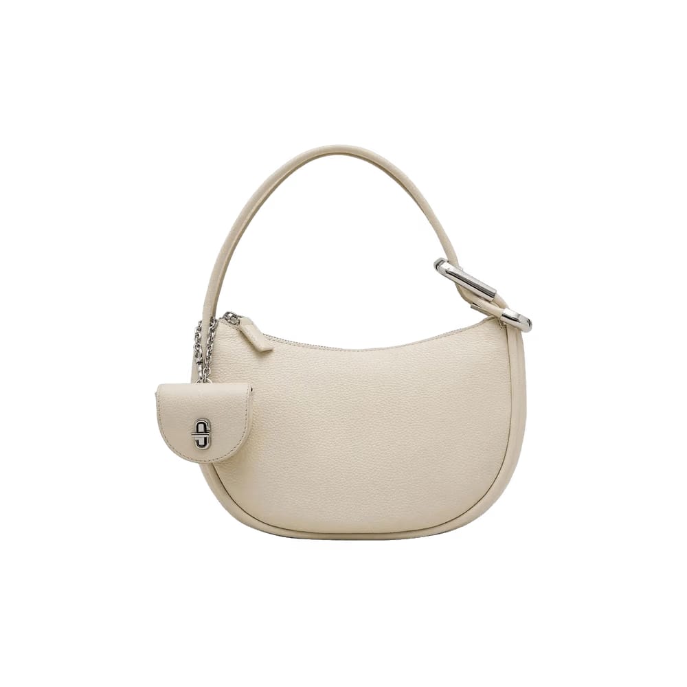 Marc Jacobs The Hobo Leather Dual Bag Cloud White