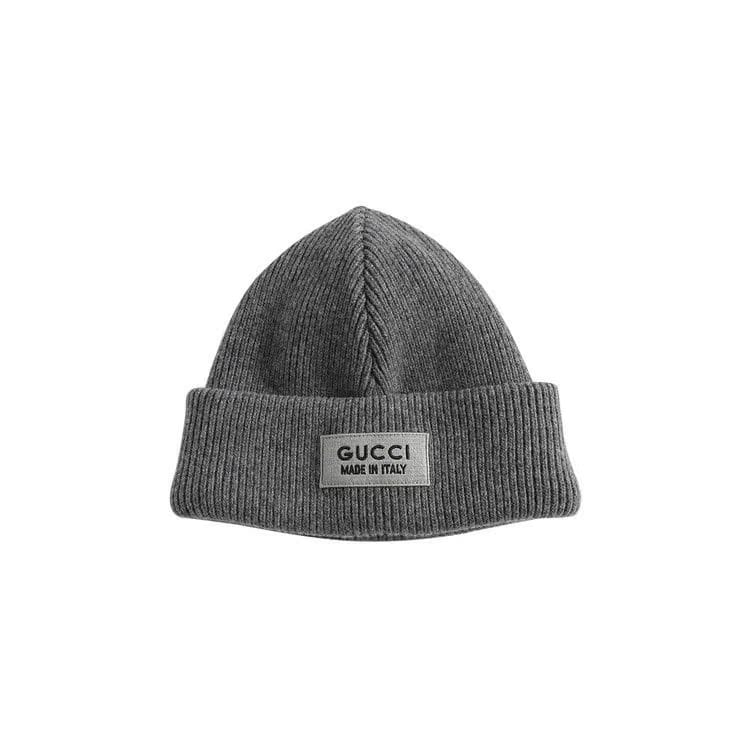 Gucci Patch Beanie Graphite