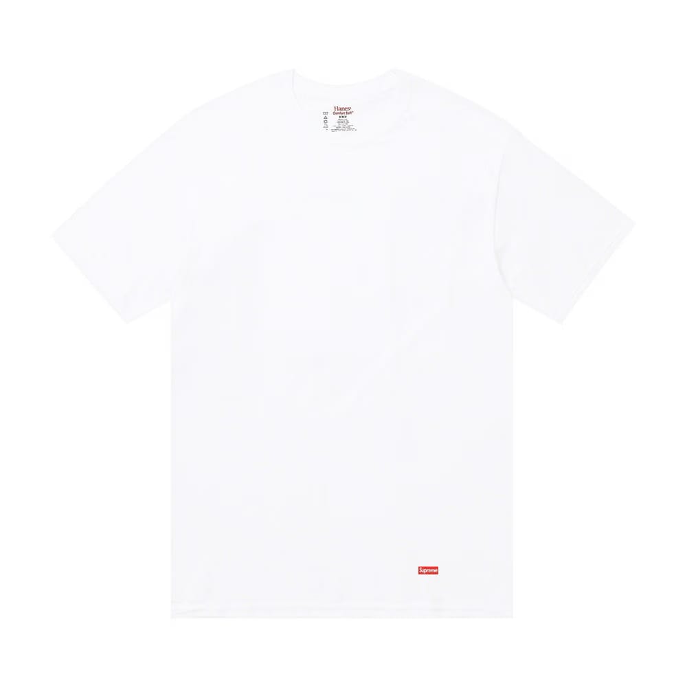 Supreme x Hanes Tagless Tees (3 Pack) White