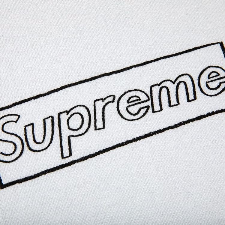 Supreme x KAWS Chalk Logo T-Shirt White
