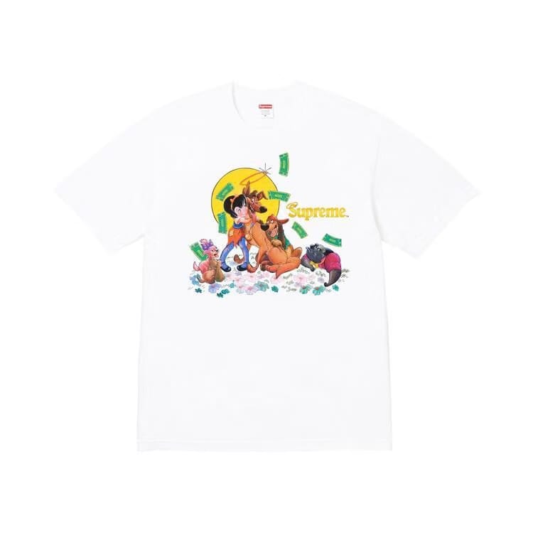 Supreme All Dogs Go To Heaven T-Shirt White
