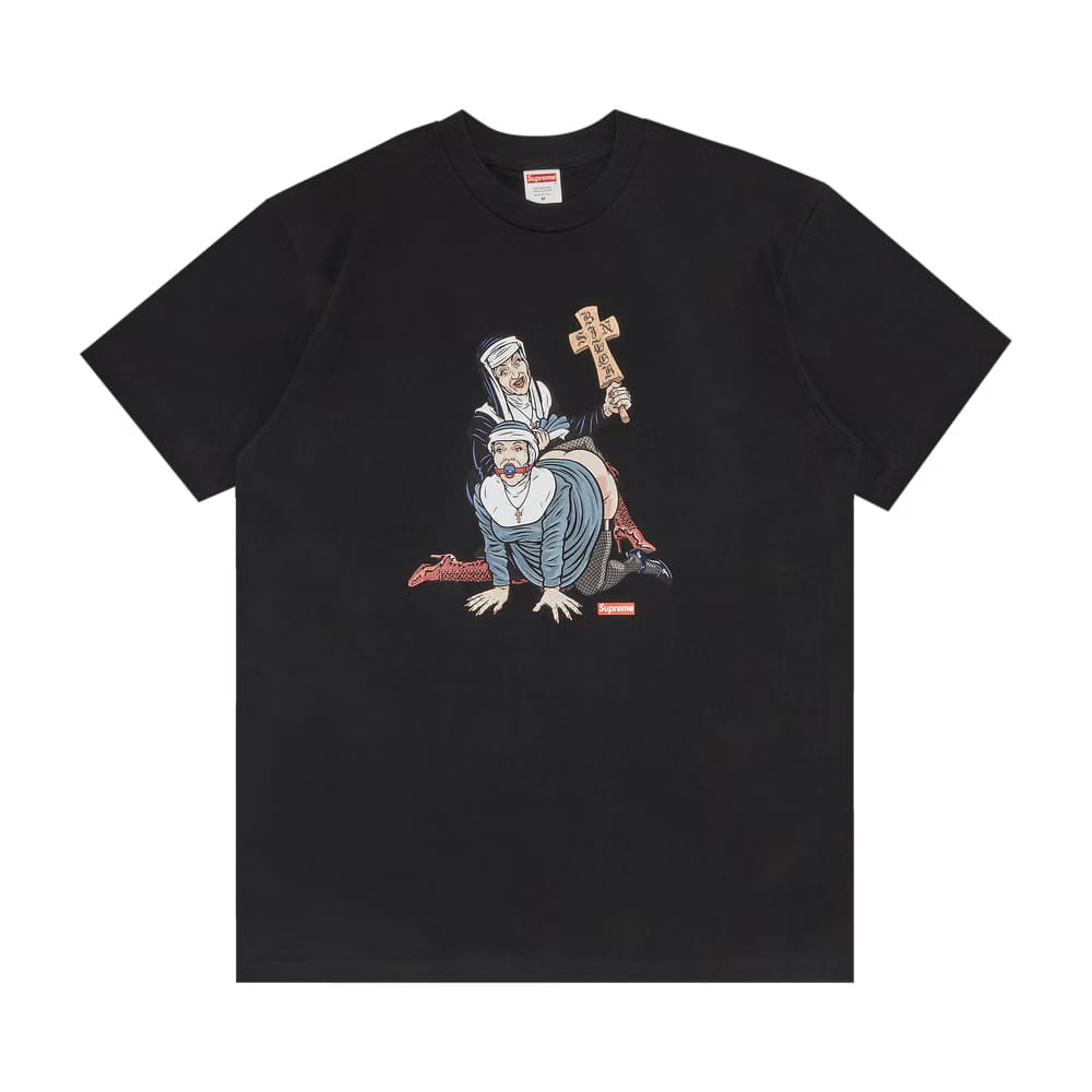 Supreme Nuns T-Shirt Black