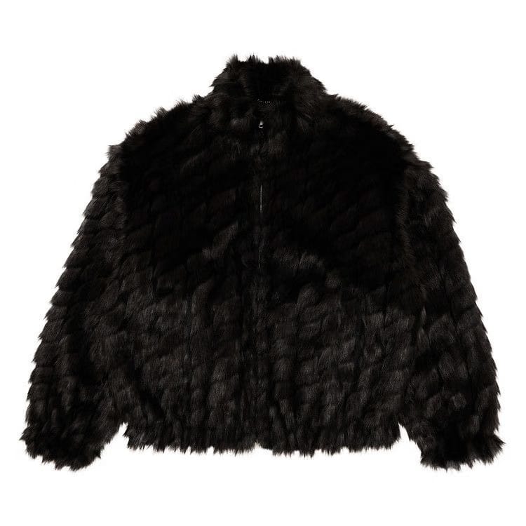 Supreme 2-Tone WINDSTOPPER Faux Fur Jacket Black