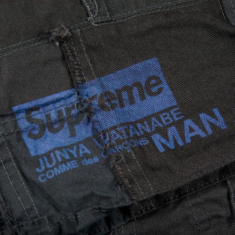 Supreme x Junya Watanabe x Comme des Garçons MAN Patchwork Cargo Pant Black