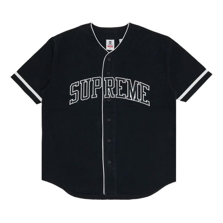 Supreme x Timberland Baseball Jersey Black