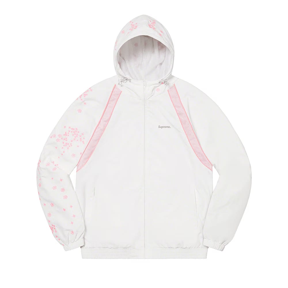 Supreme AOI Glow-In-The-Dark Track Jacket White