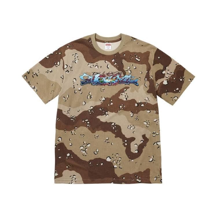 Supreme Tag T-Shirt Chocolate Chip Camo
