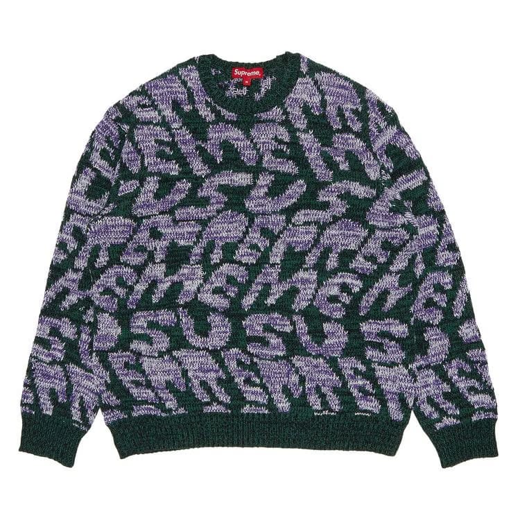 Supreme Stacked Sweater Green