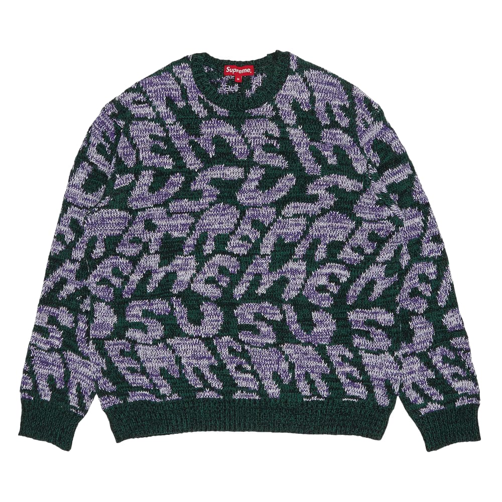 Supreme Stacked Sweater Green
