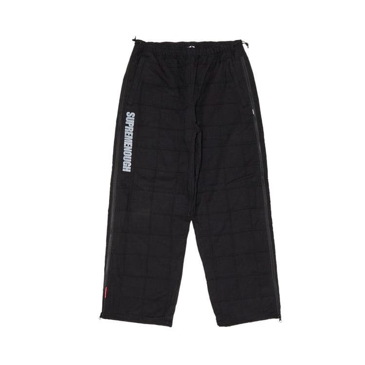 Supreme x Goodenough Patchwork Madras Full Zip Track Pant Black