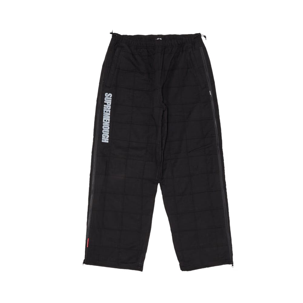 Supreme x Goodenough Patchwork Madras Full Zip Track Pant Black