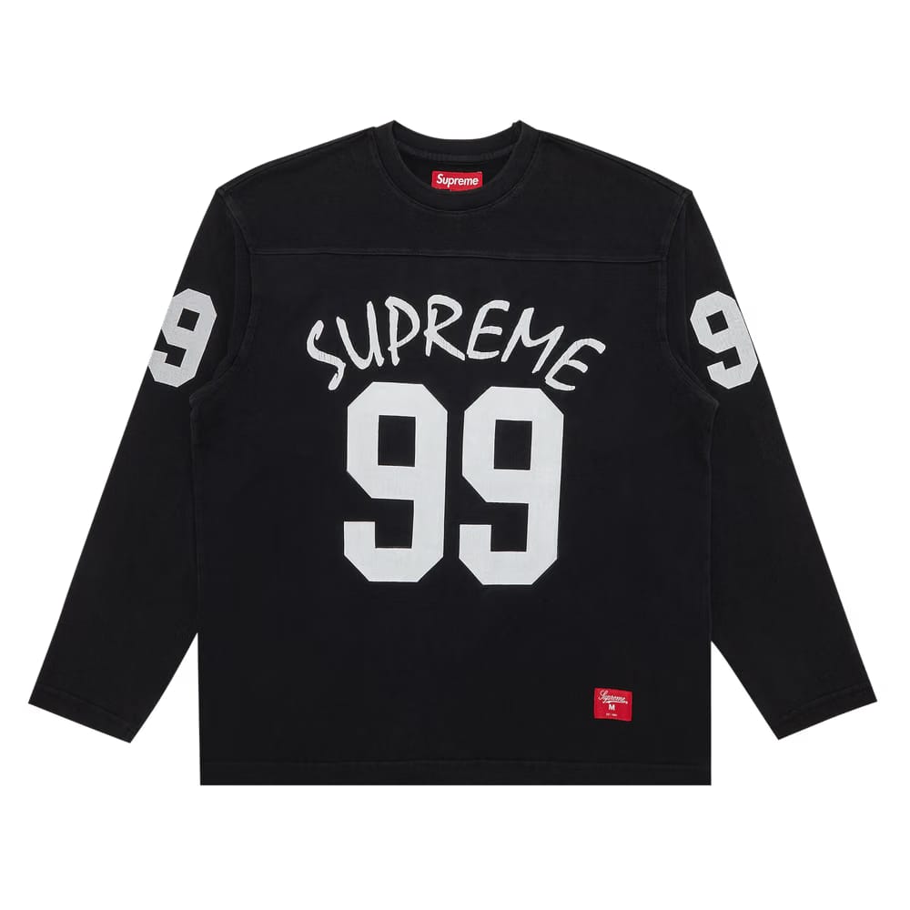 Supreme 99 Long-Sleeve Football Top Black