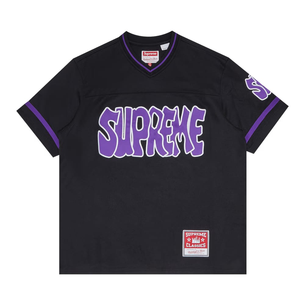 Supreme x Mitchell & Ness Football Jersey Black