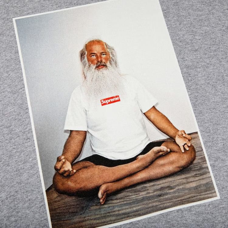Supreme Rick Rubin T-Shirt Heather Grey