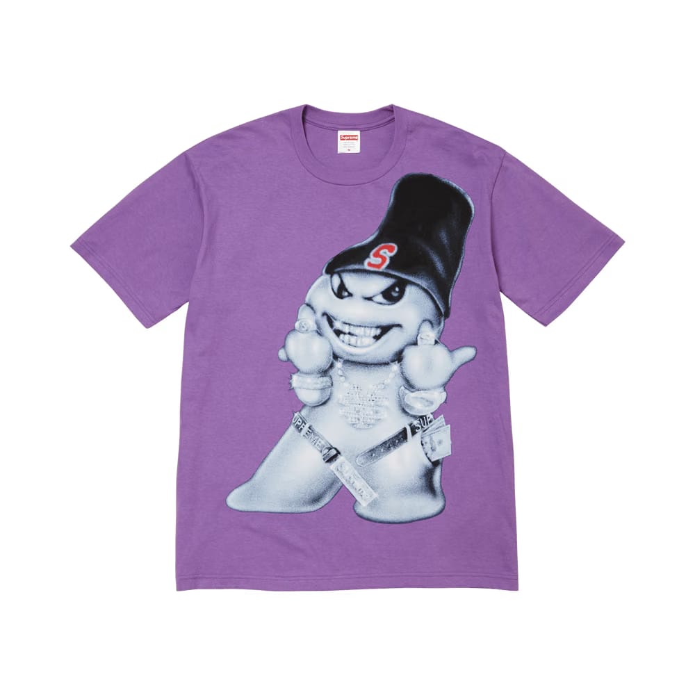 Supreme Snowman T-Shirt Purple