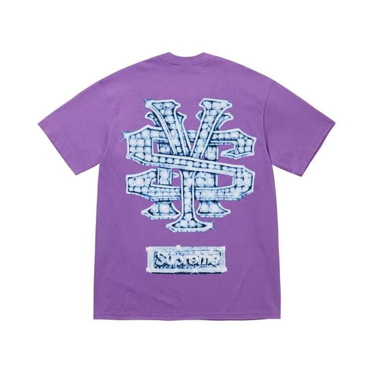 Supreme Snowman T-Shirt Purple