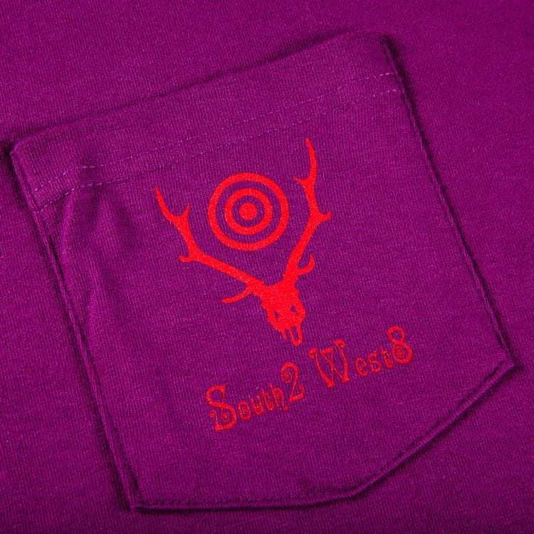 Supreme x SOUTH2 WEST8 Long-Sleeve Pocket T-Shirt Purple