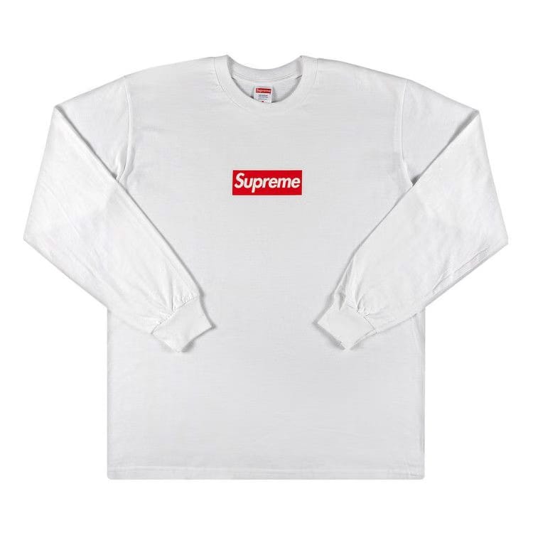 Supreme Box Logo Long-Sleeve T-Shirt White