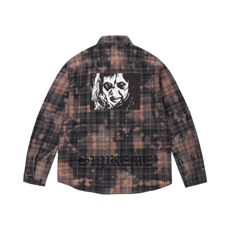 Supreme x The Exorcist Flannel Shirt Black