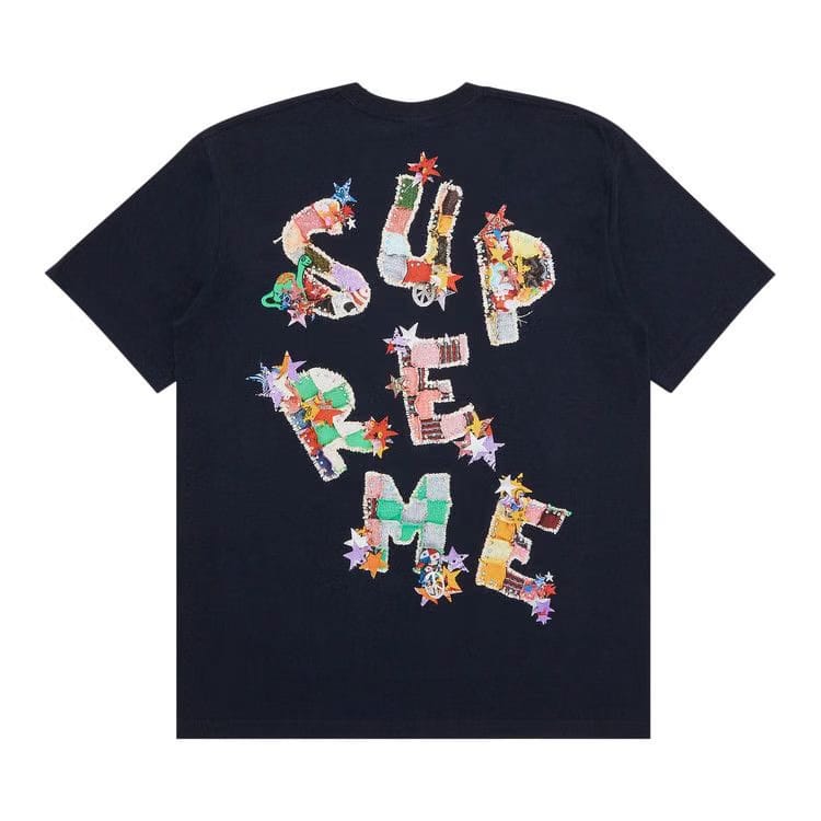 Supreme Patchwork T-Shirt Navy