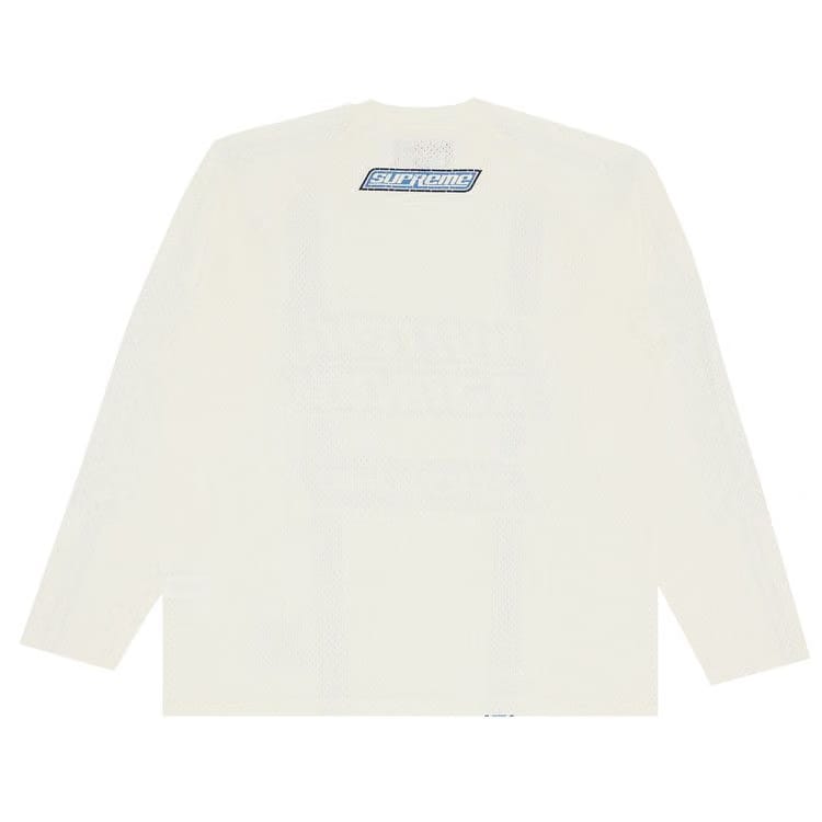 Supreme x HYSTERIC GLAMOUR Mesh Long-Sleeve Top White