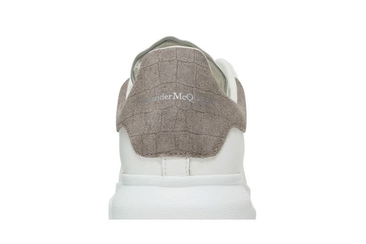 Alexander McQueen Oversized Sneaker Lead Crocodile
